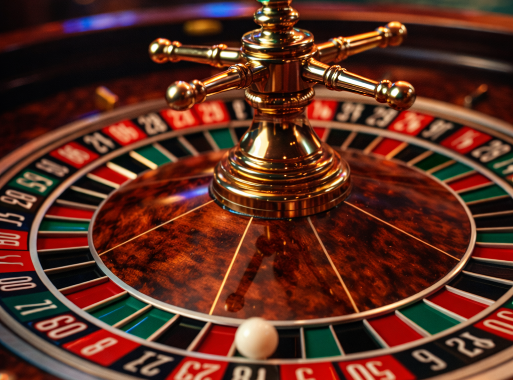 roulette wheel close-up